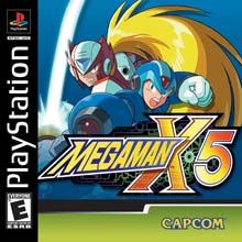 Mega Man X5 Front Cover