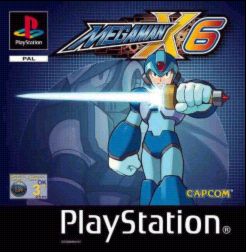 Mega Man X6 Front Cover
